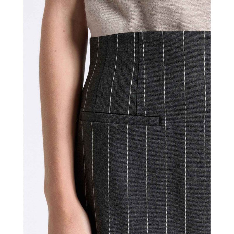 Cue Pinstripe Pencil Skirt image number 2